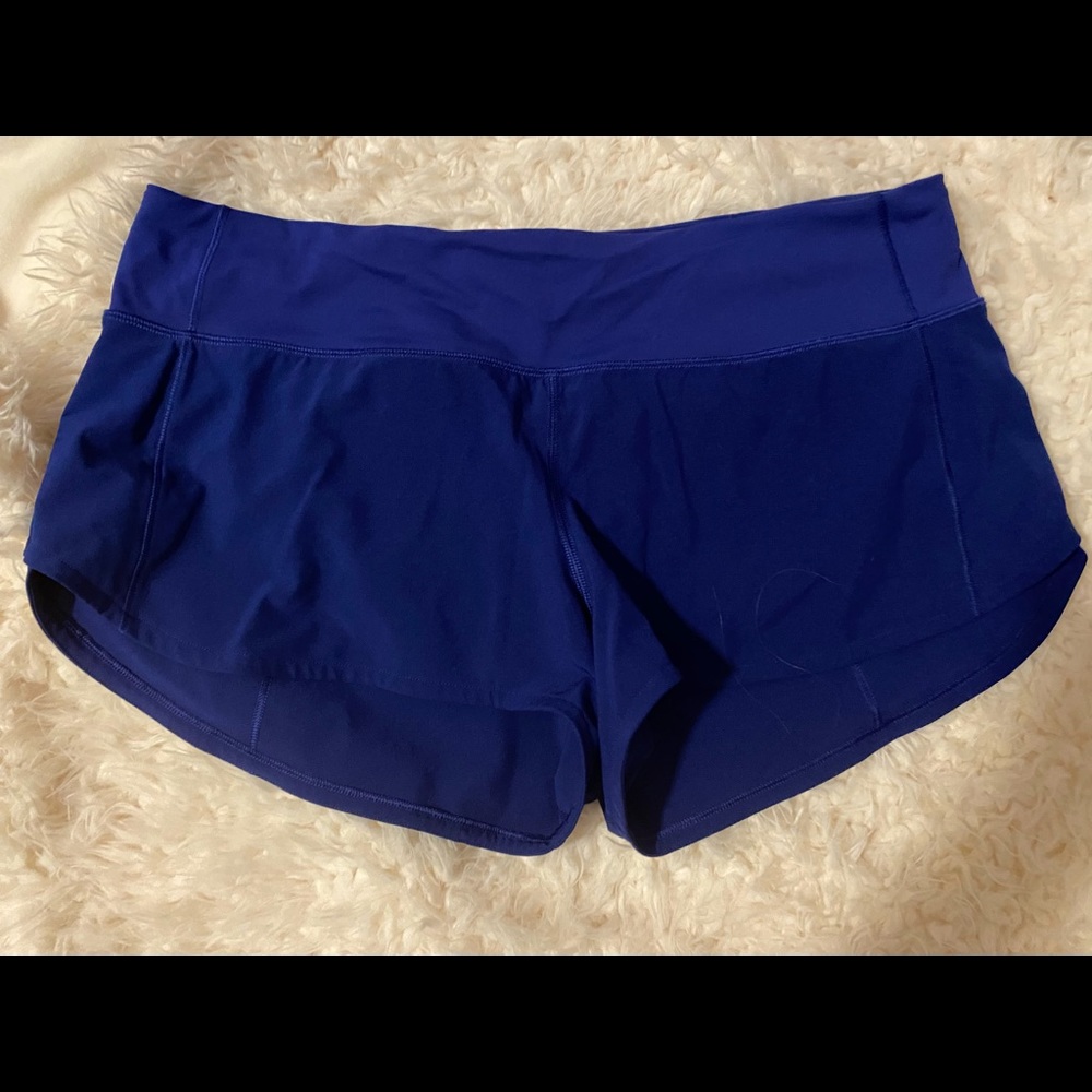 Lululemon speed of shorts 2.5 size 8 in Larkspur